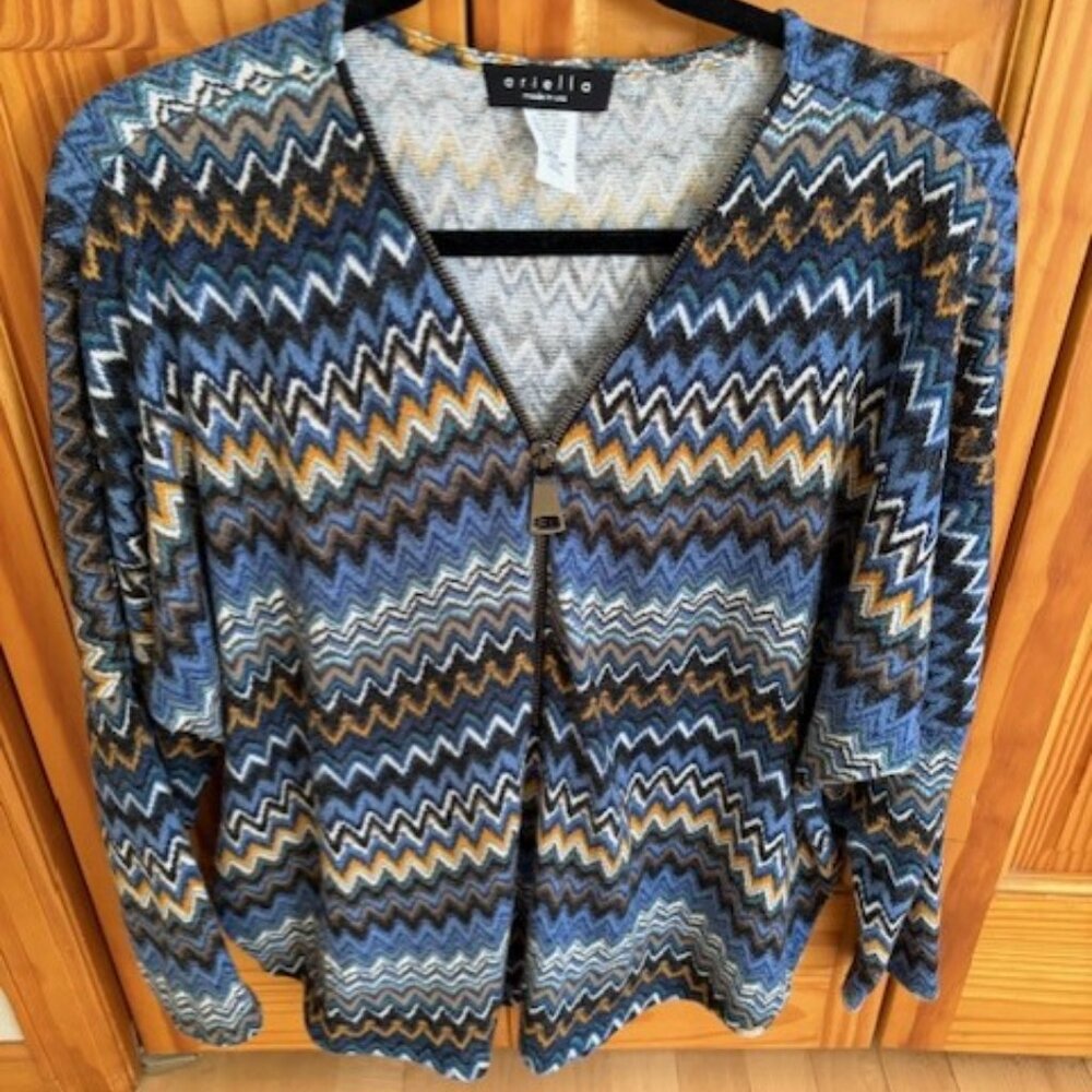 Ariella Dolman Sleeve Zipper Top